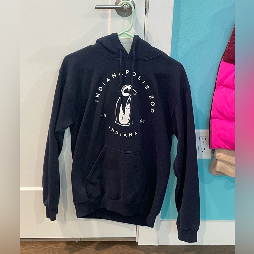 Indianapolis zoo blue hoodie